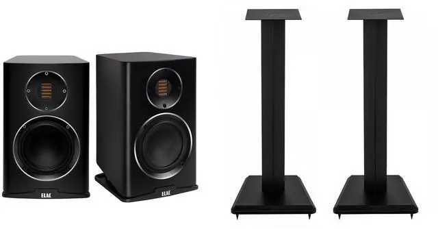 Main image of Elac Carina 5.25 bookshelves W/ Stands