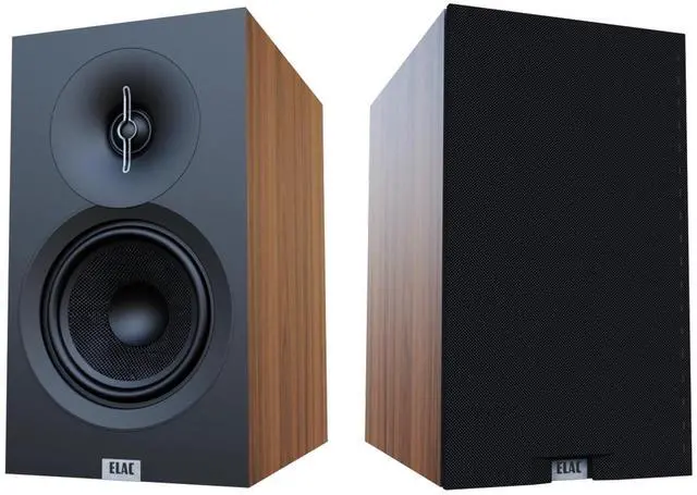 Alt view image 2 of 4 - ELAC LS10-B SPEAKER STANDS And DB53-WN BOOKSHELVES