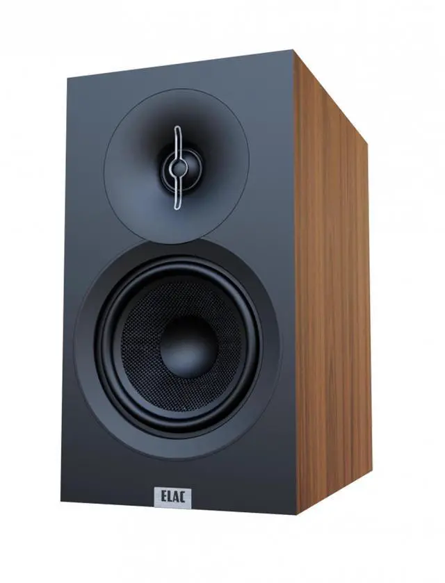 Alt view image 3 of 4 - ELAC LS10-B SPEAKER STANDS And DB53-WN BOOKSHELVES