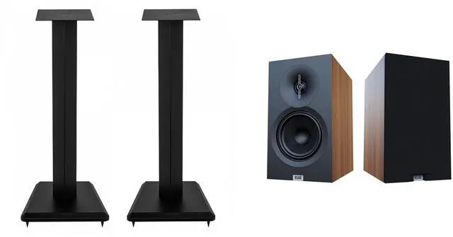 Main image of ELAC LS10-B SPEAKER STANDS And DB53-WN BOOKSHELVES