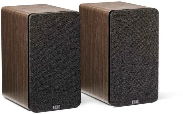 Alt view image 3 of 4 - ELAC LS10-B SPEAKER STANDS And DEBUT ConneX BOOKSHELVES-WALNUT