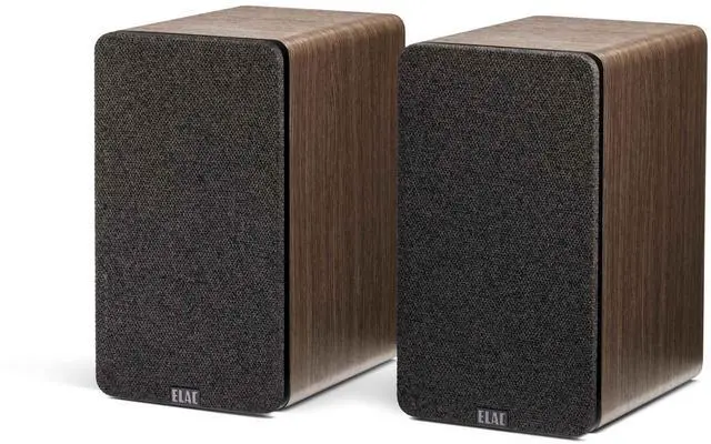 Alt view image 4 of 4 - ELAC LS10-B SPEAKER STANDS And DEBUT ConneX BOOKSHELVES-WALNUT