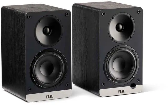 Alt view image 2 of 4 - ELAC LS10-B SPEAKER STANDS And DEBUT ConneX BOOKSHELVES-BLACK