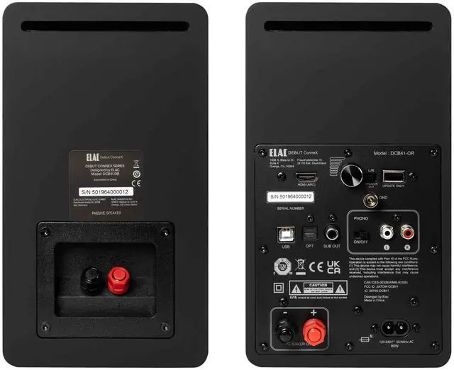 Alt view image 4 of 4 - ELAC LS10-B SPEAKER STANDS And DEBUT ConneX BOOKSHELVES-ORANGE