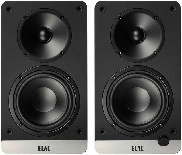 Alt view image 3 of 4 - ELAC LS10-B SPEAKER STANDS And DEBUT ConneX BOOKSHELVES-ORANGE