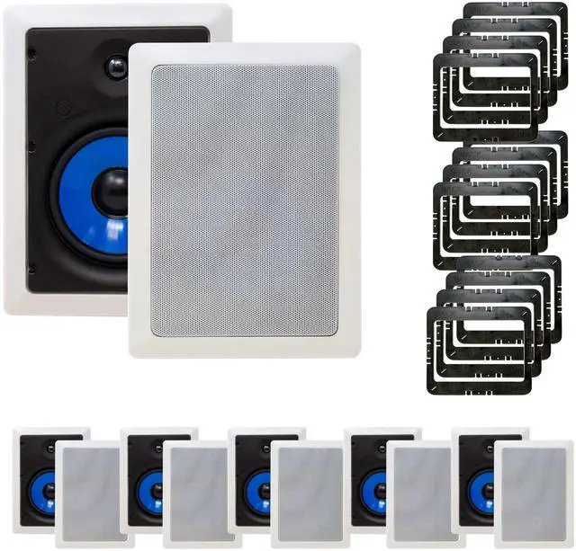 Main image of Legrand HT5651 5000 Series 6.5" In-Wall Speakers Case Pack 6 Pair 12 Speakers total with In Wall Mounting Brackets