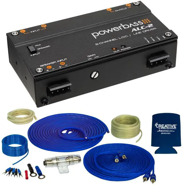 Main image of Stinger SS600XS 8GA Copper 600W Amplifier Wiring Kit compatible with ALC-2 2-Channel Line Output Converter/Line Driver