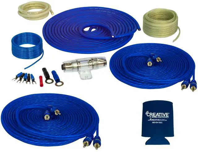 Main image of Stinger 8GA 600W Amp Wiring Kit with 17ft RCA Bundle