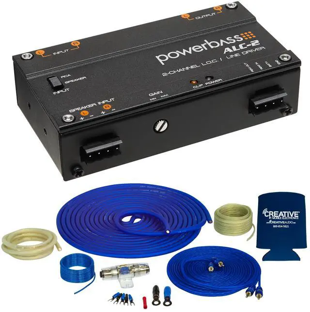 Main image of Stinger SS1200XS 4GA Copper 1200W Amplifier Wiring Kit compatible with Power Bass ALC2 2-Channel Line Output Converter/Line Driver