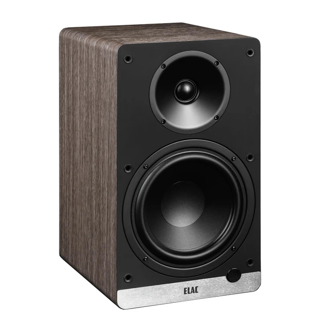 Alt view image 3 of 3 - ELAC DCB61 Walnut Powered Speakers + DS123 12in Debut 3.0 Subwoofer