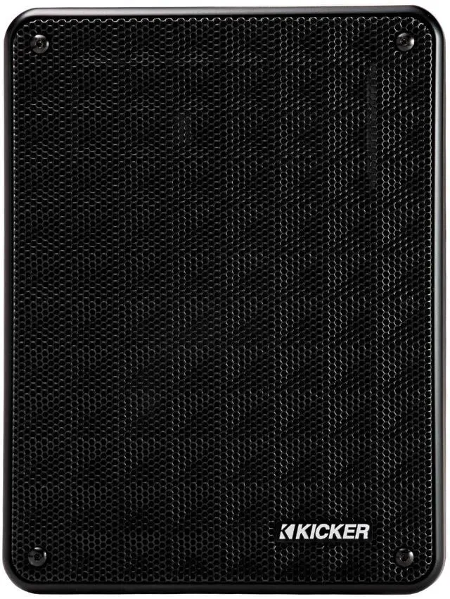 Alt view image 3 of 4 - Kicker KB6 Indoor Outdoor Black Speakers 2 Pair for Patio, Dock & Garage