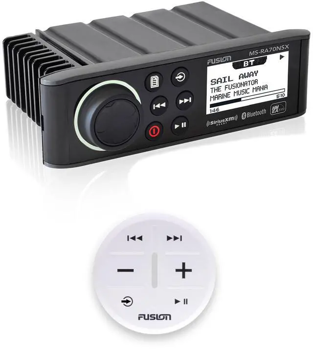 Main image of Fusion MS-RA70NSX Marine Entertainment System With Wireless Remote - White