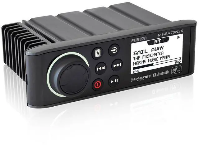 Alt view image 2 of 4 - Fusion MS-RA70NSX Marine Entertainment System With Three Wireless Remotes For Three Zones - White