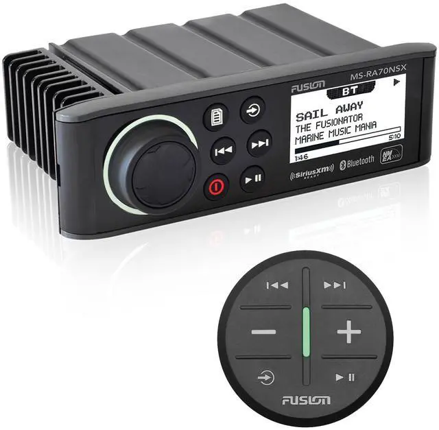 Main image of Fusion MS-RA70NSX Marine Entertainment System With Wireless Remote - Black