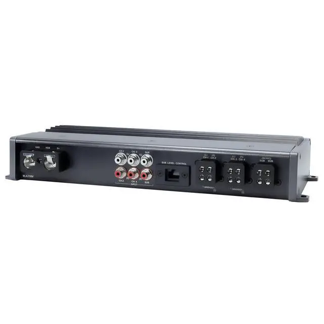 Alt view image 3 of 4 - Alpine M-A110V 5-Ch Marine Amplifier w/ 1100W Peak, IPX6 Waterproof Chassis