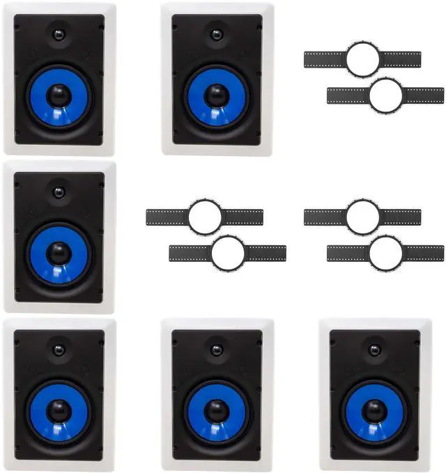 Main image of 6-Legrand HT5651 5000 Series 6.5" In-Wall Speaker (Sold Individually) + INSTALL KIT (PRE CONSTRUCTION BRACKET)