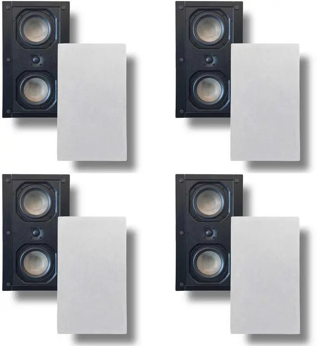 Main image of (4) KLH Faraday Series M-8600-W Dual 6.5 fiberglass/Kevlar® laminate cone woofers