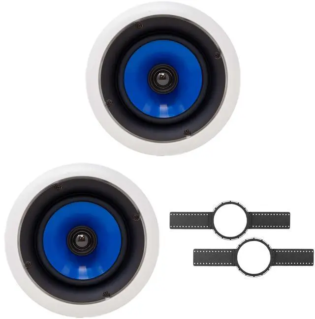 Main image of 2 Legrand HT5650 5000 Series 6.5" In-Ceiling Speaker (Sold Individually) + INSTALL KIT (PRE CONSTRUCTION BRACKET)