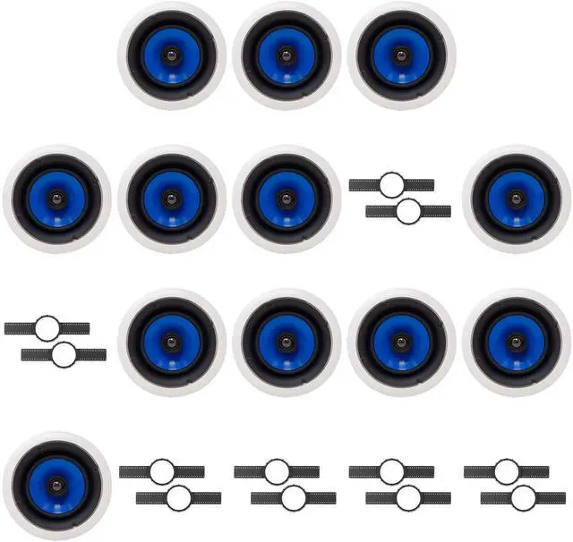 Main image of 12 Legrand HT5650 5000 Series 6.5" In-Ceiling Speaker (Sold Individually) + INSTALL KIT (PRE CONSTRUCTION BRACKET)
