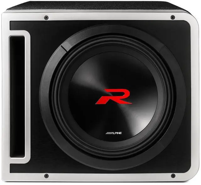 Alt view image 2 of 5 - Alpine R2-SB10V Halo Series 10 Preloaded Ported Subwoofer Enclosure with ProLink
