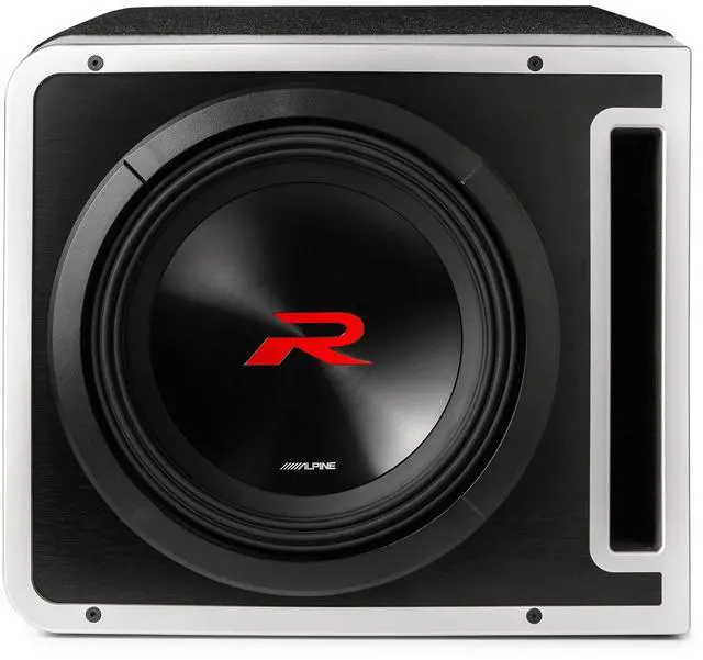 Alt view image 3 of 5 - Alpine R2-SB10V Halo Series 10 Preloaded Ported Subwoofer Enclosure with ProLink
