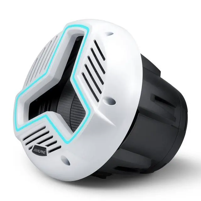 Alt view image 3 of 4 - Alpine MRN-W10S4-IB-LW Marine 10" Subwoofer Infinite Baffle (White)
