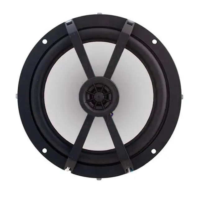 Alt view image 2 of 3 - Kicker Single 6.5in LED Speaker Charcoal Grille DIY Boom Box Kit