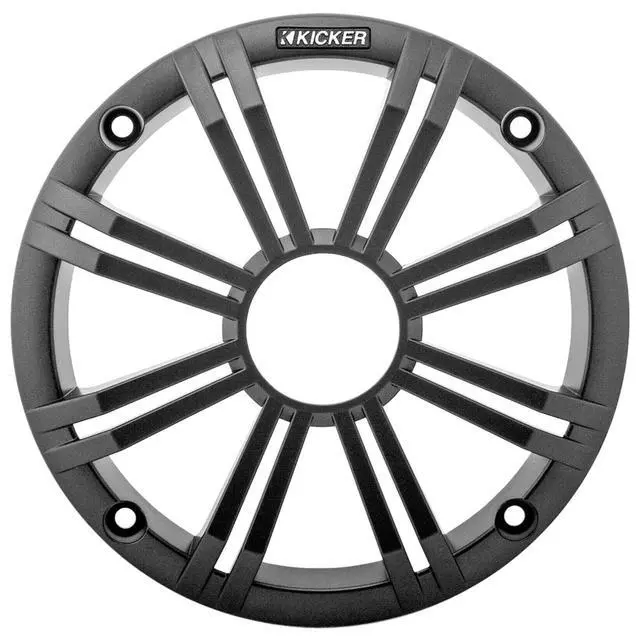 Alt view image 3 of 3 - Kicker Single 6.5in LED Speaker Charcoal Grille DIY Boom Box Kit