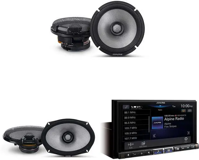 Main image of Alpine ILX-507 7-Inch Multimedia Receiver w/ & 6.5" & 6x9" R2 Speaker Bundle - R2-S65 & a Pair of R2-S69