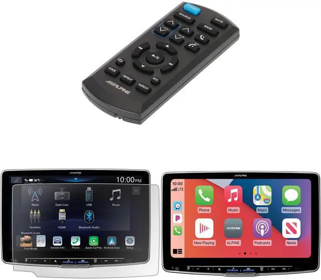 Main image of Alpine Halo11 iLX-F511 Digital multimedia receiver, KAE-HF11DA Anti-Reflective Screen Protector & RUE-4360 Remote Bundle