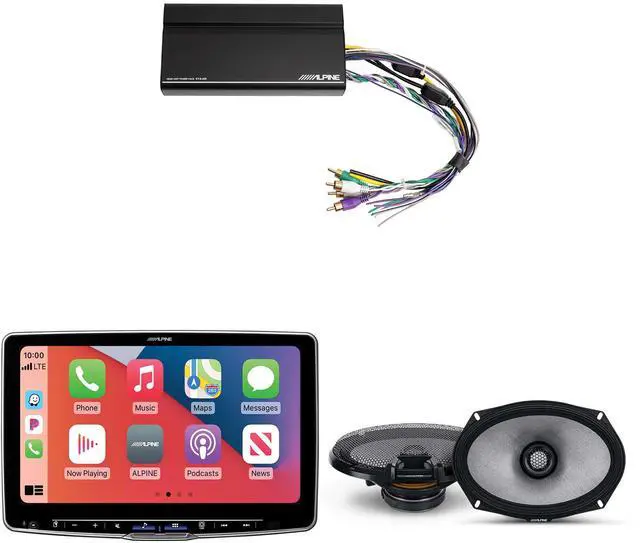 Main image of Alpine ILX-F511 Halo11 11" Multimedia Touchscreen Receiver w/ R2-S69 6x9" Coax Bundle w/ Power Pack