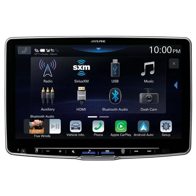 Alt view image 3 of 4 - Alpine Halo11 iLX-F511, KCU-315UH USB / HDMI Extension Cable KAE-HF11DA Anti-Reflective Screen Protector & RUE-4360 Remote Bundle