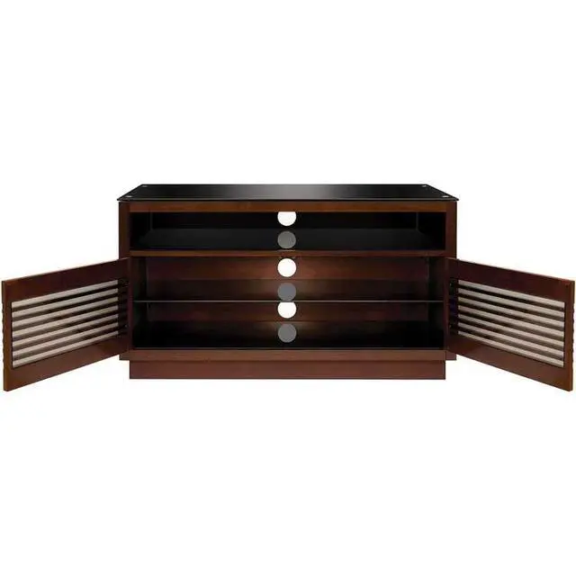 Alt view image 3 of 4 - Bell'O WMFC505 - AV Cabinet for TVs up to 50" - Chocolate Wood Finish