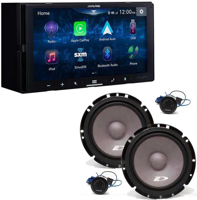 Main image of Alpine iLX-W670 Digital Multimedia Receiver w/ Alpine SXE-1751S 6.5" Component Set