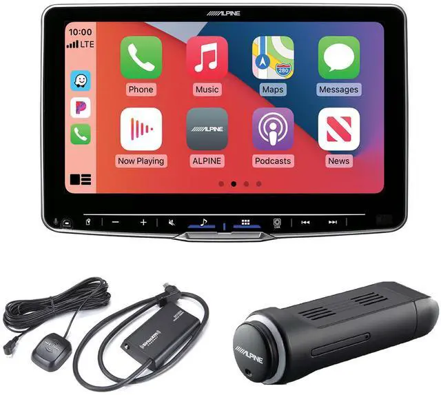 Main image of Alpine ILX-F509 Halo9 9" Multimedia Receiver w/ KTX-NS01 Add-on Navigation Module and SXV300v1 Satellite Tuner