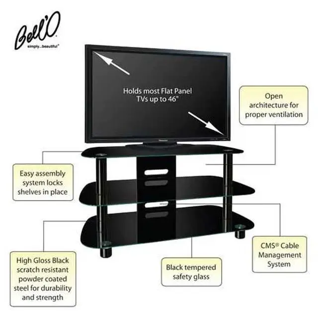 Alt view image 3 of 3 - Bell'O PVS-4215 TV Stand