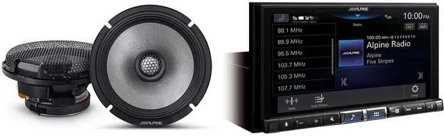 Main image of Alpine ILX-507 7-Inch Multimedia Receiver w/ R2-S65 6.5" Coaxial Bundle