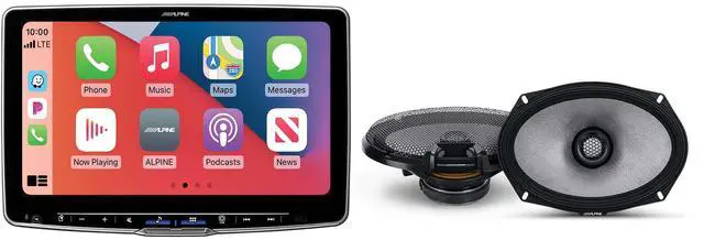 Main image of Alpine ILX-F511 Halo11 11" Multimedia Touchscreen Receiver w/ R2-S69 6x9" Coax Bundle