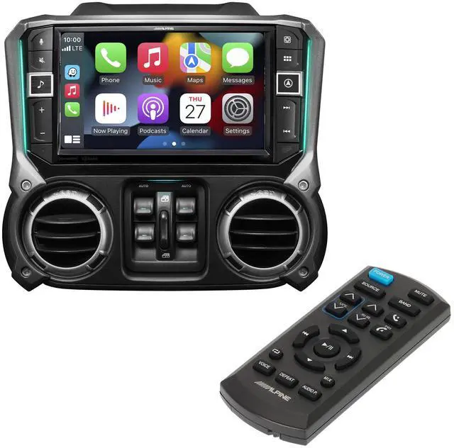 Main image of Alpine Restyle i509-WRA-JK & RUE-4360 Remote Bundle for 11-18 Wrangler