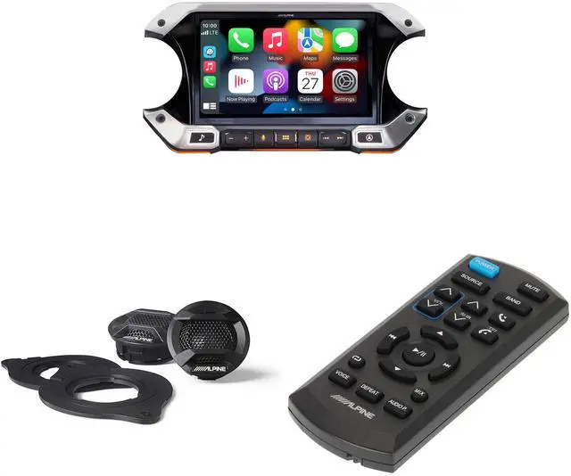 Main image of Alpine JL Wrangler i509-WRA-JL, SPV-10TW-WRA and RUE-4360 Remote Bundle