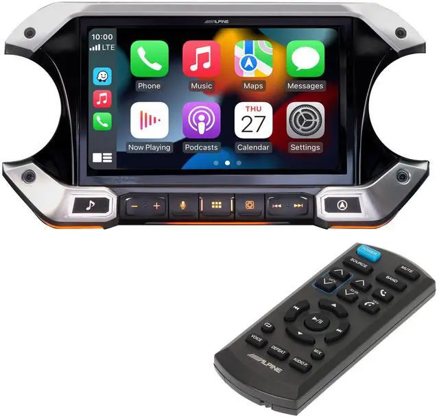 Main image of Alpine Restyle i509-WRA-JL & RUE-4360 Remote Bundle for 18-Up Wrangler