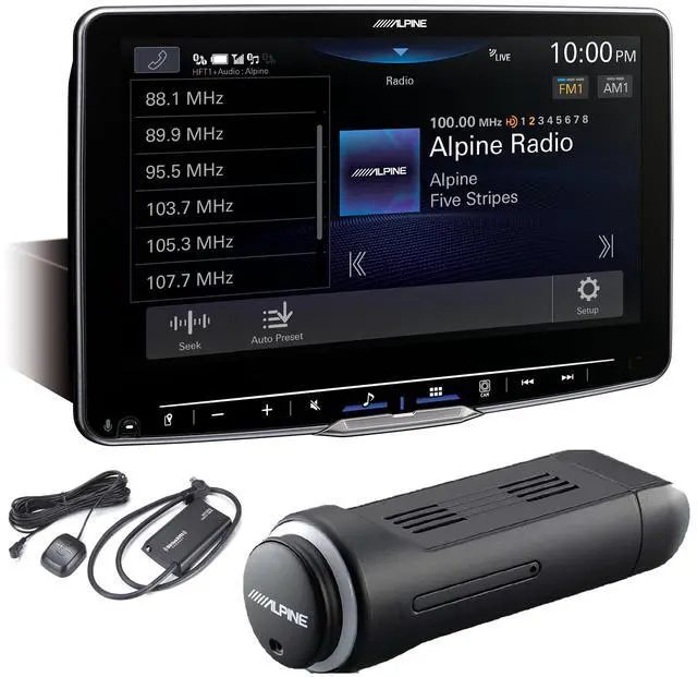 Main image of Alpine ILX-F511 Halo11 11" Multimedia Receiver with KTX-NS01 Add-on Navigation Module and SXV300v1 Satellite Tuner