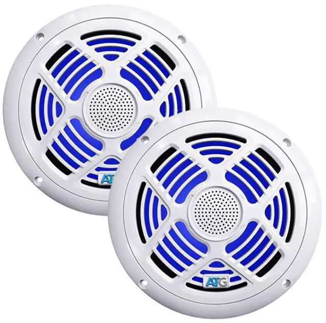 Main image of ATG Audio ATG65MRGB-W 6.5" RGB 2-Way Marine Loudspeaker, White, Pair