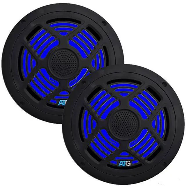 Main image of ATG Audio ATG65MRGB-B 6.5" RGB 2-Way Marine Loudspeaker, Black, Pair