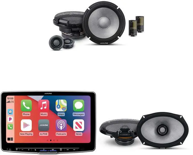 Main image of Alpine ILX-F511 Halo11 11" Multimedia Touchscreen Receiver w/ & 6.5" & 6x9" R2 Speaker Bundle - R2-S65C 2-Way Comp. Set & a Pair of R2-S69