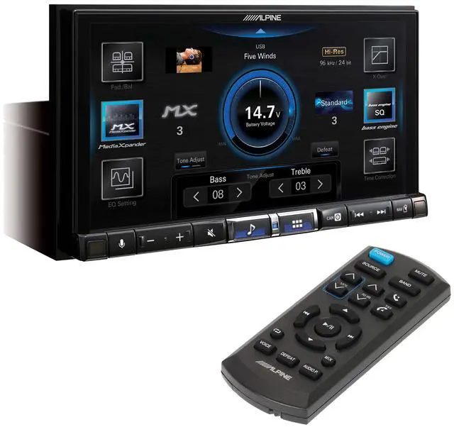 Main image of Alpine iLX-507 Digital multimedia receiver & RUE-4360 Remote Bundle