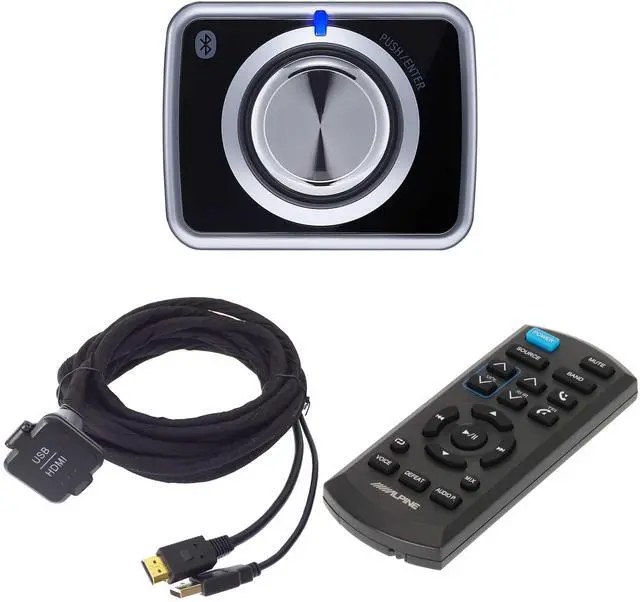 Main image of Alpine KCU-315UH USB / HDMI Extension Cable & RUE-4360 & RUX-H02 Bass Knob