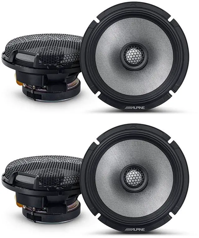 Main image of Alpine Two Pairs of R2-S65 Type R High-Resolution 6.5" Coaxial Speakers
