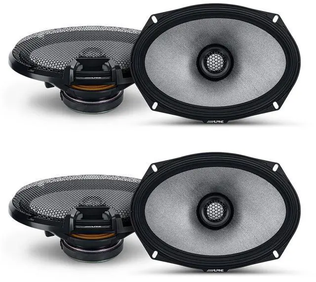 Main image of Alpine R2 Speaker Bundle -Two Pairs of R2-S69 6x9" R-Series High-Resolution Coaxial Speakers