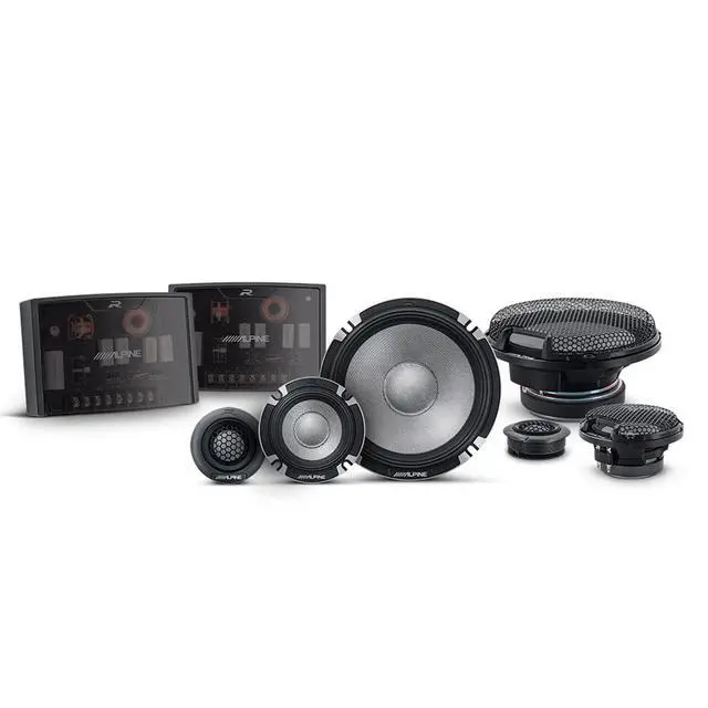 Alt view image 3 of 4 - Alpine R2-S653 High-Resolution 3-Way Speaker Set / Pro Series with RKFR65 3-piece Foam Fast Ring Speaker Enhancement